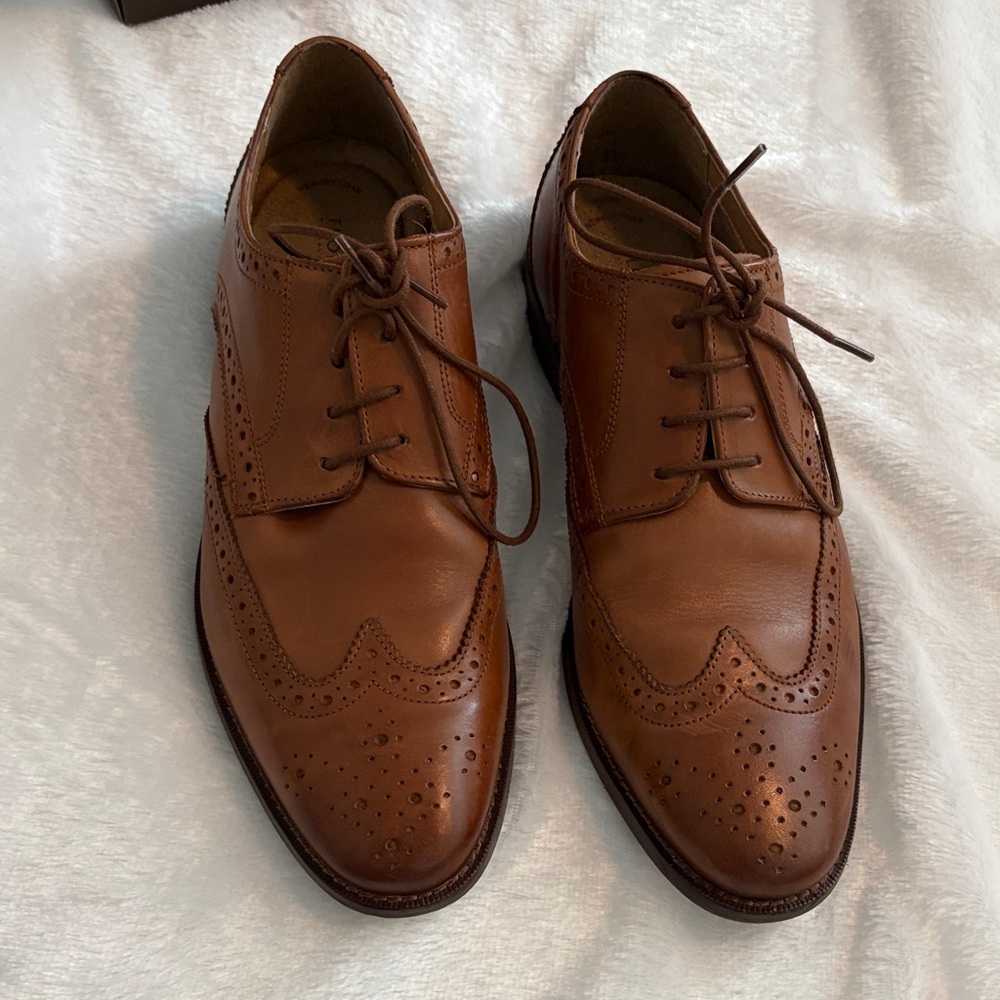 Florsheim Men's Tan Leather Oxford Shoes